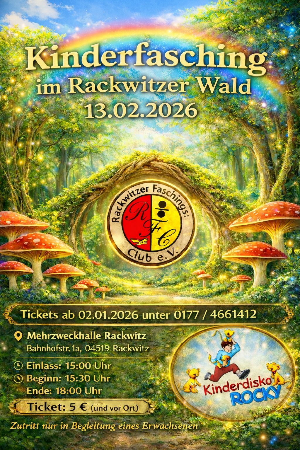 Kinderfasching Plakat